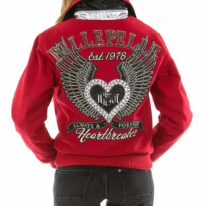 Pelle Pelle Women Heartbreaker Red Jacket view 2