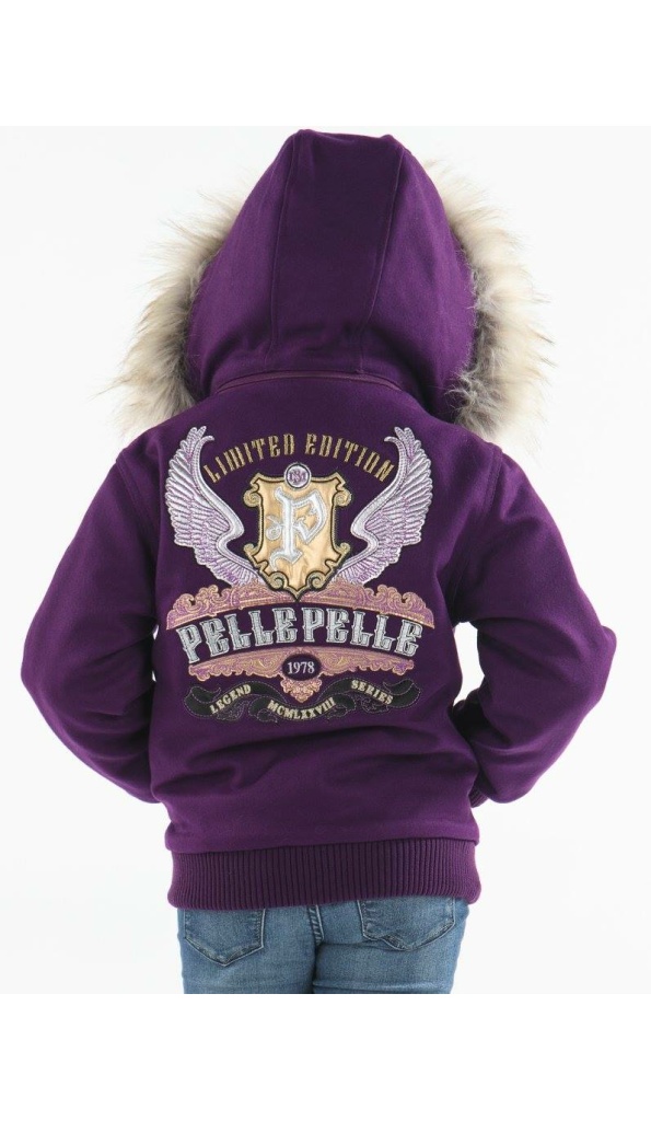 Pelle Pelle Legend Series Purple Wool Jacket