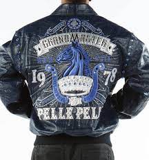 Pelle Pelle Blue Grandmaster Leather Jacket view 2