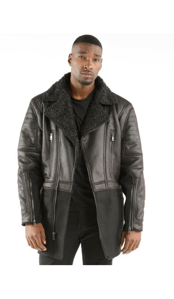 Pelle Pelle Fraser Retro Black Men Coat