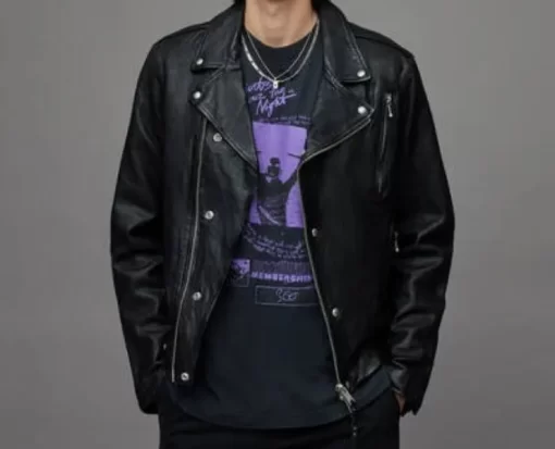 Pelle Pelle Genuine Leather Biker Jacket view 1