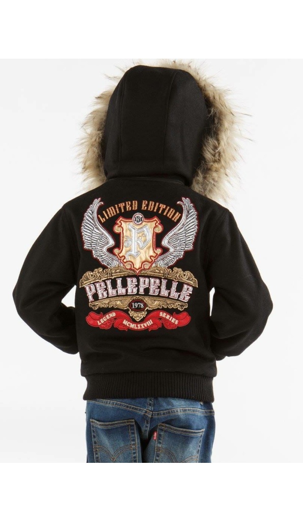 Pelle Pelle Legend Series Black Wool Jacket