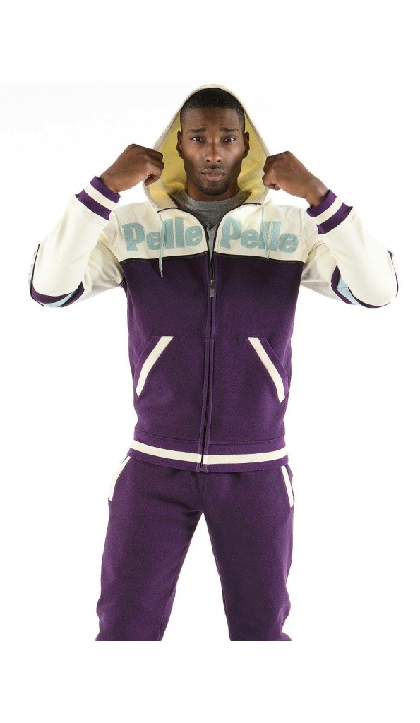 Pelle Pelle Purple Varsity Hood Tracksuit