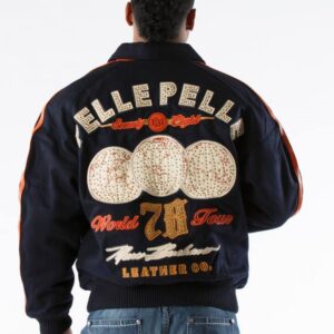 Exclusive Pelle Pelle Navy Blue Jacket view 1