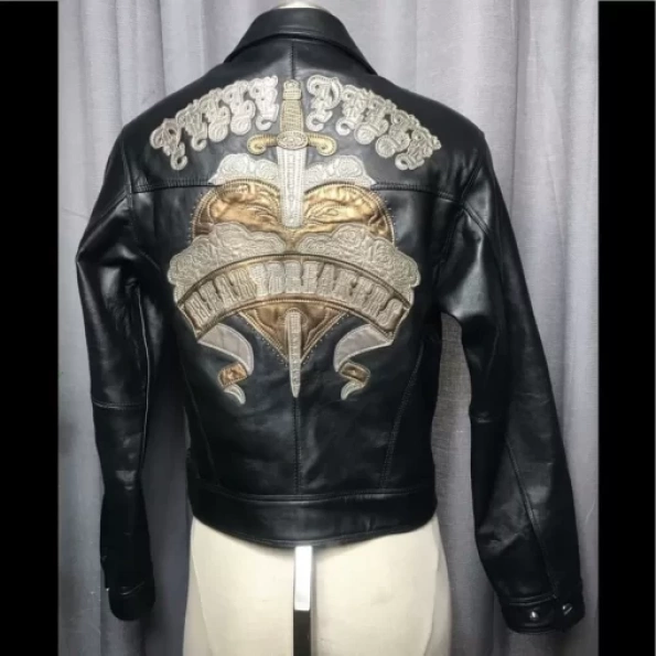 Black Pelle Pelle Heartbreaker Leather Jacket