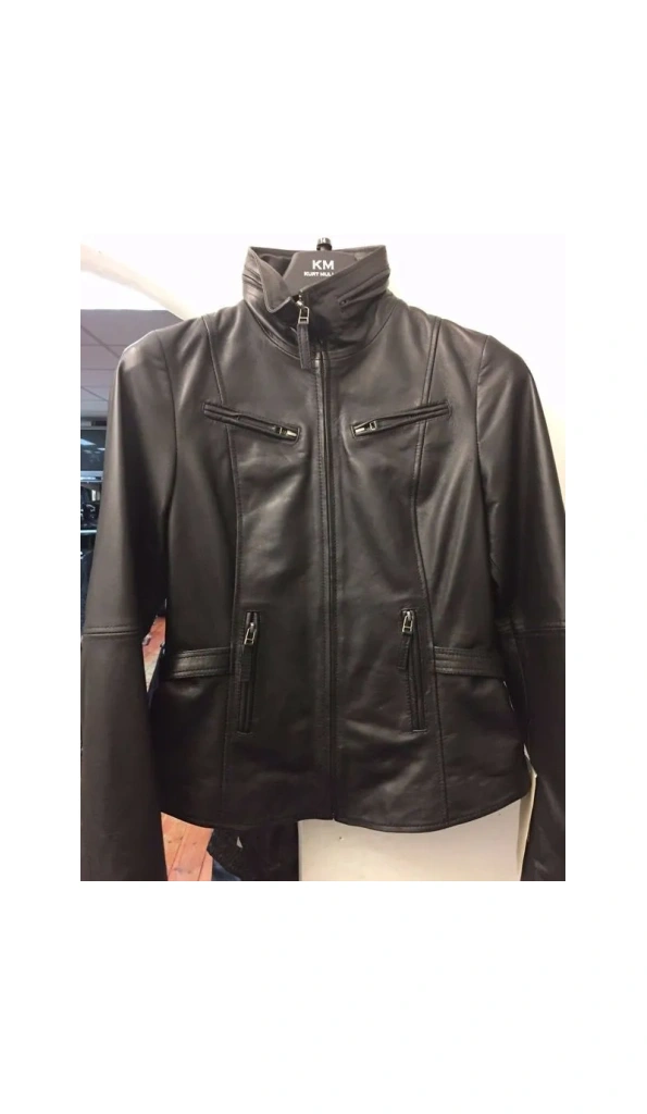 Pelle Pelle Casual Black Leather Jacket | Men & Women Jacket