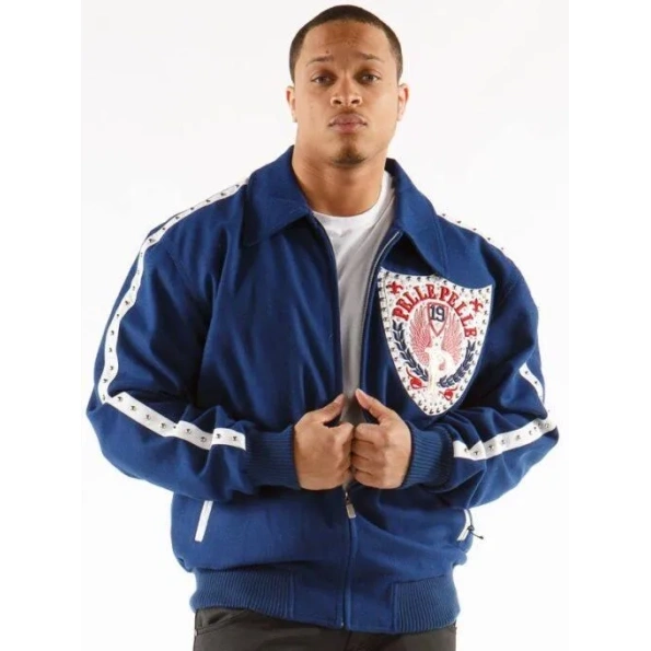 Pelle Pelle Band Of Brothers Blue MB Jacket