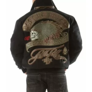 Pelle Pelle Trail Blazer Leather Jacket | Badged Royal view 2
