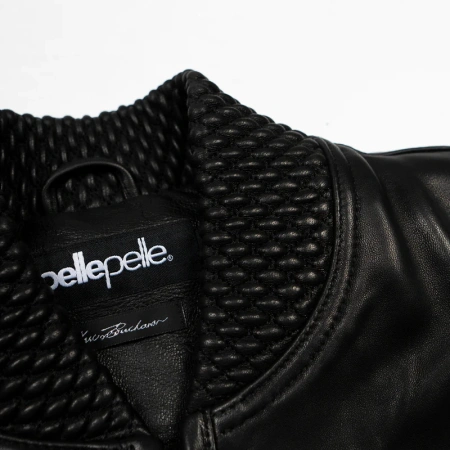 Pelle Pelle Basic Burnish Black Jacket | Men & Women Jacket view 4