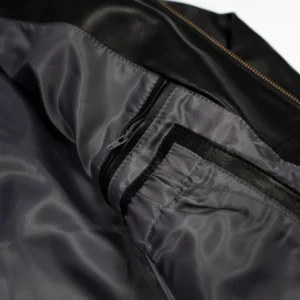 Pelle Pelle Basic Burnish Black Jacket | Men & Women Jacket view 6