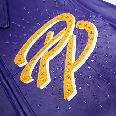 Purple Pelle Pelle Greatest Of All Time Jacket | New Arrival view 3