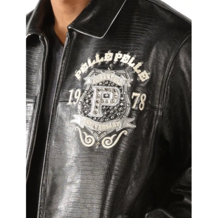 Pelle Pelle Unrivaled MB Black Leather Jacket | Men Jacket view 3