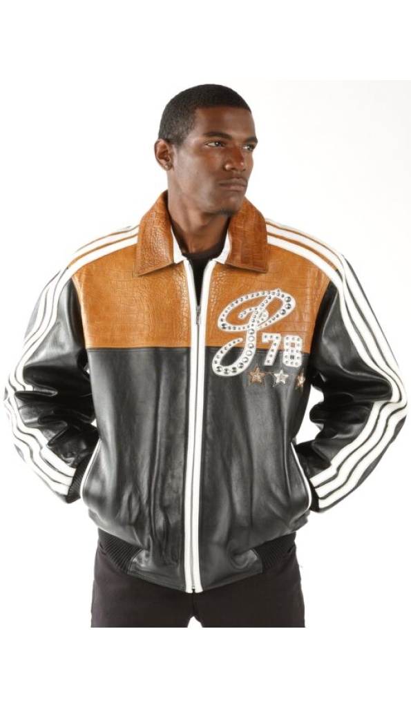 Pelle Pelle Legacy Brown Black Men Jacket | Leather Jacket