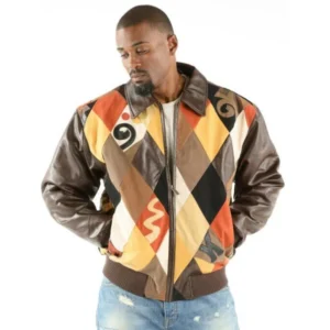 Pelle Pelle Dark Brown Men Retro Jacket | Leather Jacket