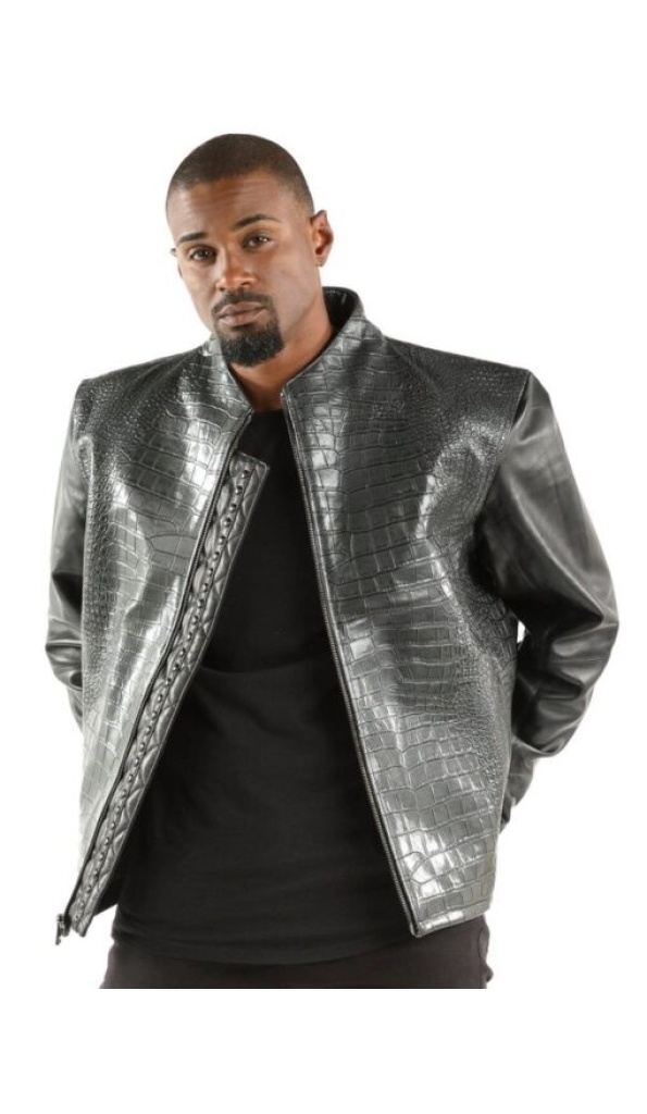 Pelle Pelle Black China Collar Men Jacket | Leather Jacket