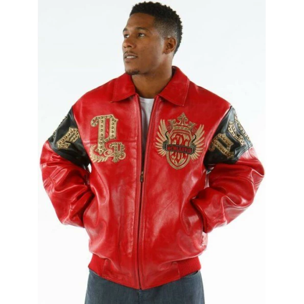 Pelle Pelle Red Empire Men Jacket | Leather Jacket view 1