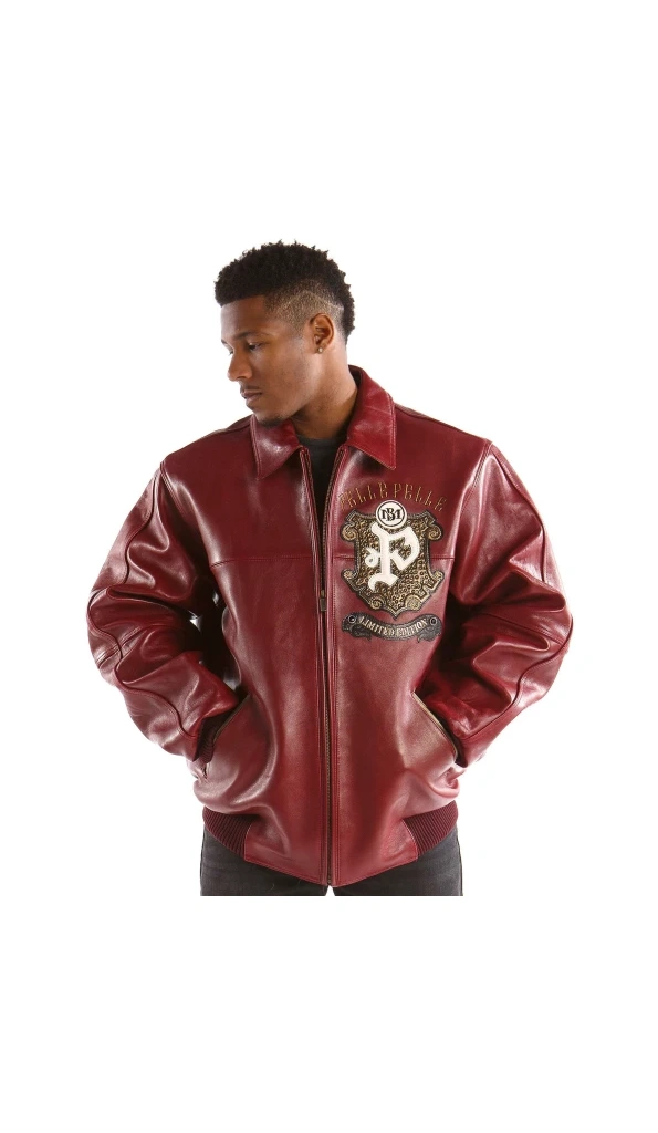 Pelle Pelle Legend Series Leather Jacket | Maroon Jacket