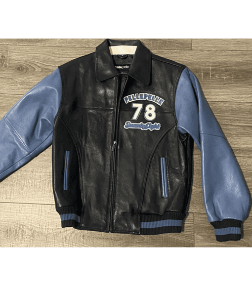 Pelle Pelle Throwback Leather Varsity Jacket