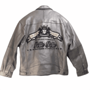 Pelle Pelle Men Grey Rare Leather Jacket | Ultra Blue view 2