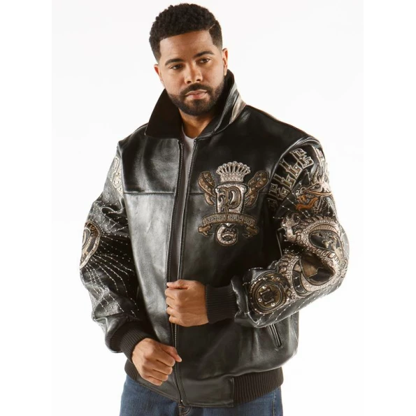 Pelle Pelle Black Independent Leather Jacket | Men Jacket view 3