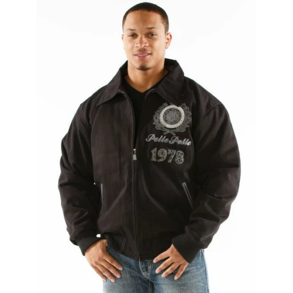 Pelle Pelle MB American Black Jacket | Wool Jacket view 1