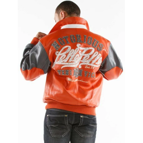 Pelle Pelle Orange Notorious Leather Jacket | Men Jacket view 3