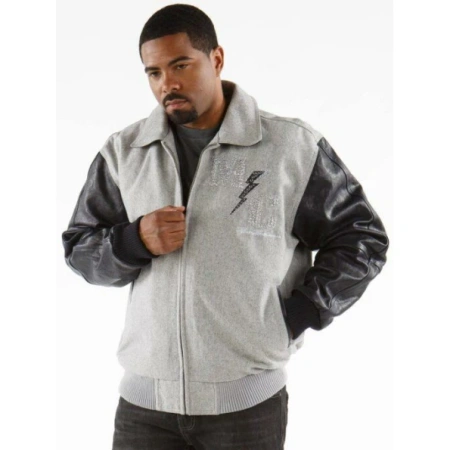 Pelle Pelle Men MC Grey Wool Jacket | MB Jacket