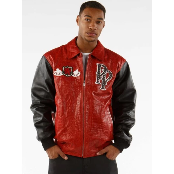 Pelle Pelle Black Red Heritage Series Jacket | Soda Club view 1