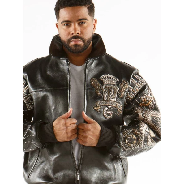 Pelle Pelle Black Independent Leather Jacket | Men Jacket