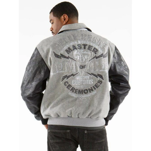 Pelle Pelle Men MC Grey Wool Jacket | MB Jacket view 2