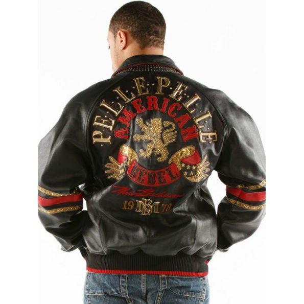 Pelle Pelle American Rebel Leather Jacket | Men Black Jacket view 2
