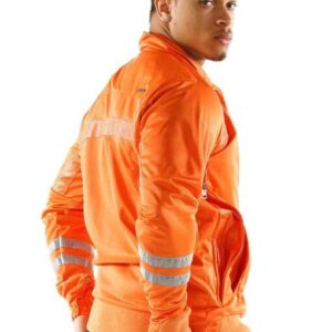 Pelle Pelle Orange Polyester Jacket | Men Jacket