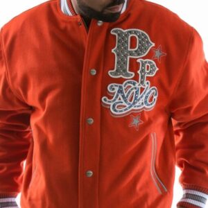Pelle Pelle Orange New York Wool Jacket | Varsity Jacket