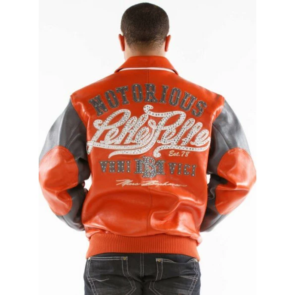 Pelle Pelle Orange Notorious Leather Jacket | Men Jacket view 2