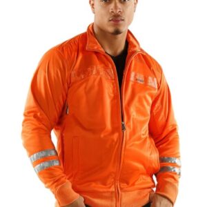 Pelle Pelle Orange Polyester Jacket | Men Jacket view 2