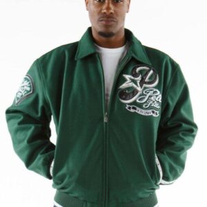 Pelle Pelle Dark Green MB Benjamin Jacket | Wool Jacket