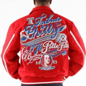Pelle Pelle Red MB Benjamin Jacket | Wool Jacket view 2