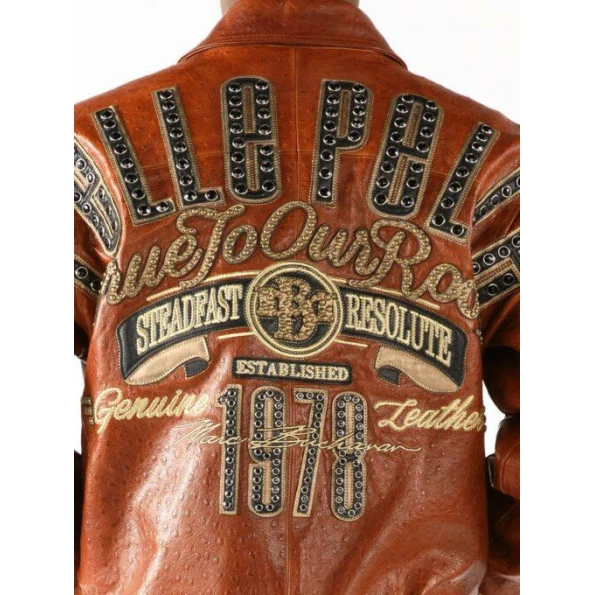Pelle Pelle Brown Marc Buchanan Men Jacket | Leather Jacket view 2