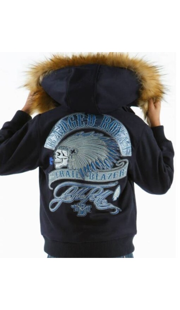 Pelle Pelle Trail Blazer MB Kids Jacket | Navy Blue Jacket