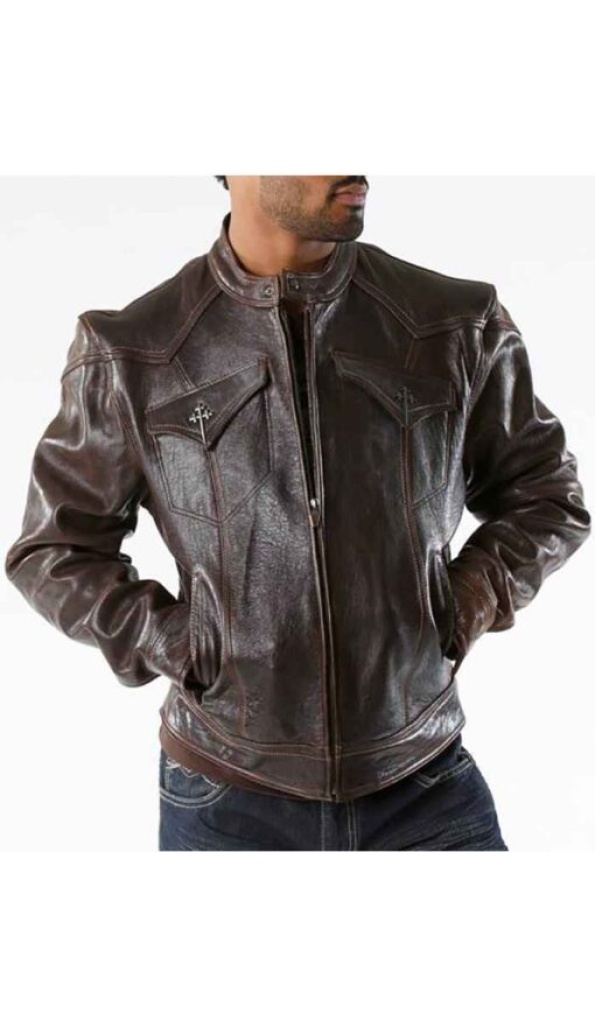 Pelle Pelle Dark Brown Ghost Leather Jacket | Men Jacket