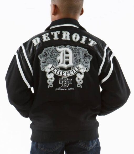 Pelle Pelle Black Detroit Kids Wool Jacket