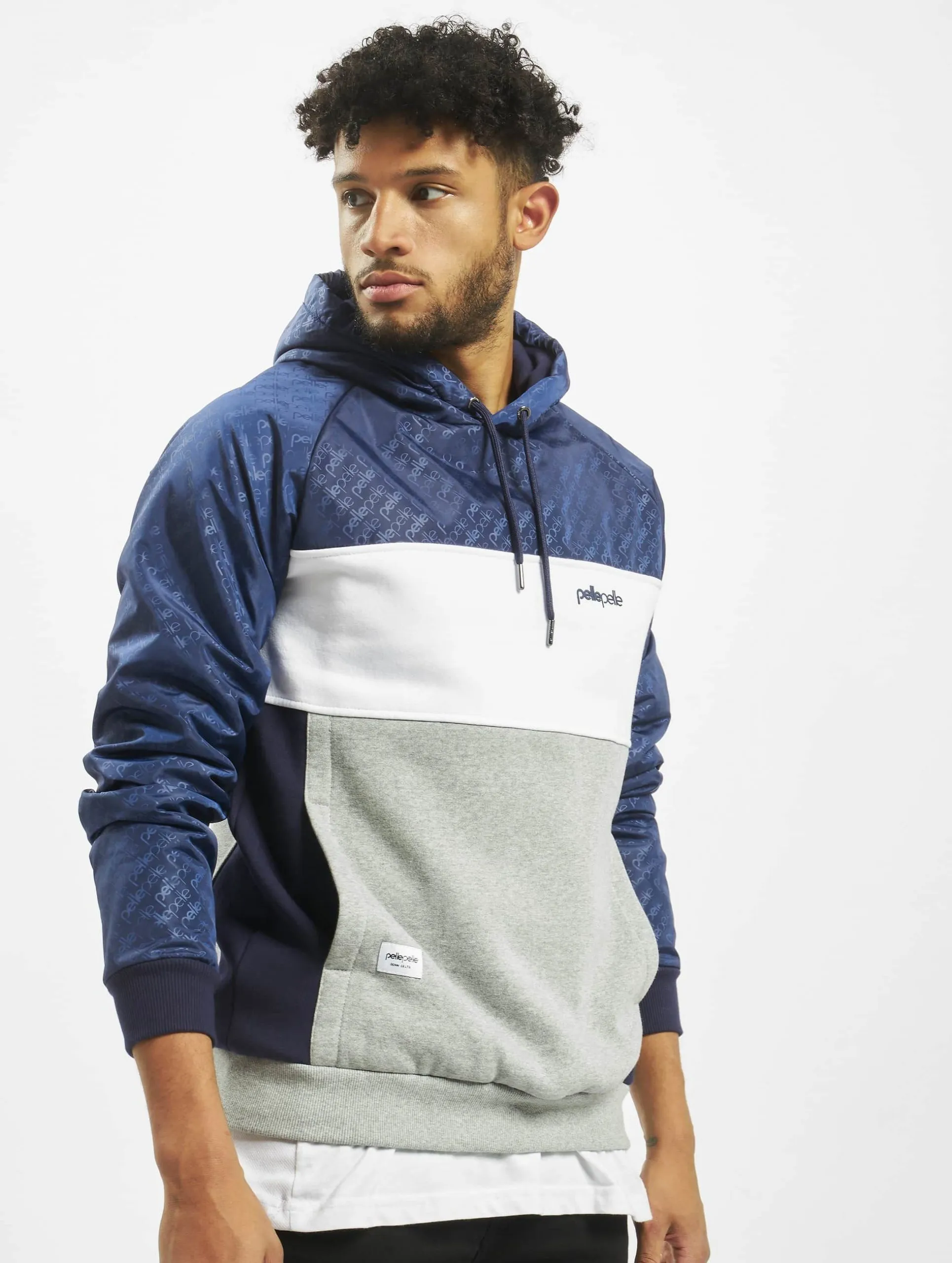 Pelle Pelle Men Wool Polyester Hoodie