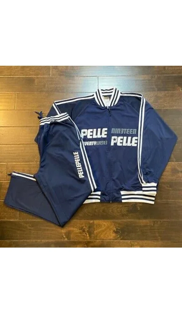 Pelle Pelle Navy Blue 1978 Varsity Tracksuit | Cotton Tracksuit