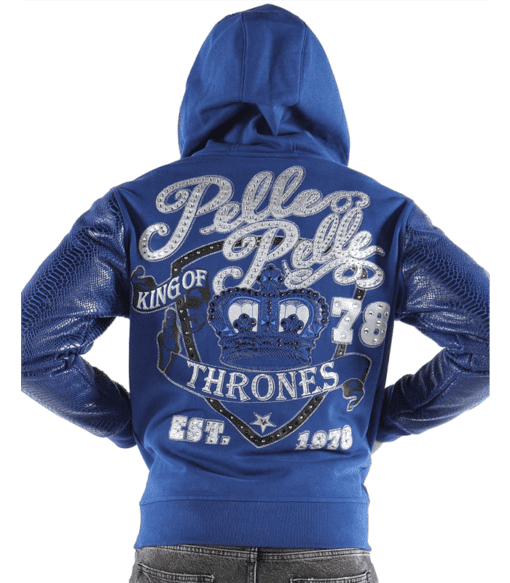 Pelle Pelle Blue King Of Thrones Jacket | Men Jacket view 3