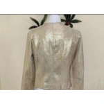 Pelle Pelle Golden Alligator Print Jacket