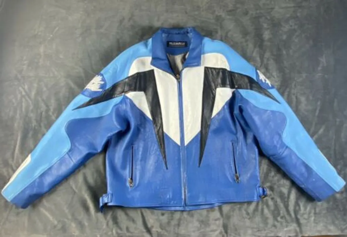 Pelle Pelle Motorbike MB Leather Jacket | Blue Jacket