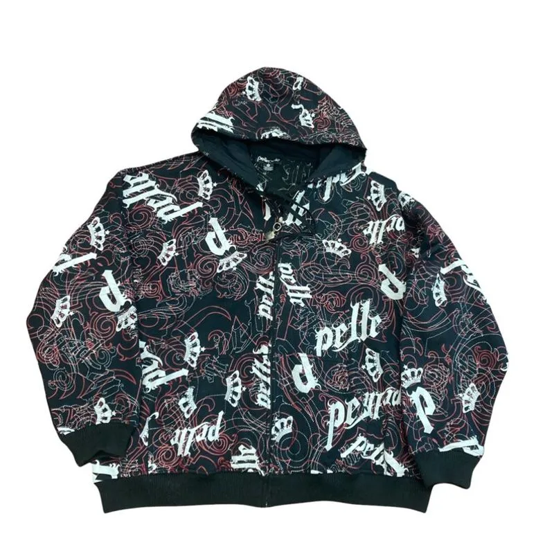 Pelle Pelle Stylish Black Wool Hood Jacket | Men & Women