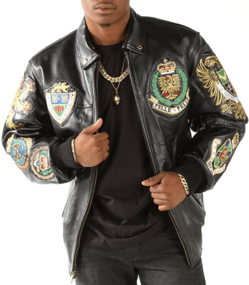 Pelle Pelle 1978 Patched Leather Jacket view 3