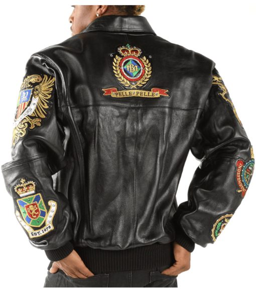 Pelle Pelle 1978 Patched Leather Jacket