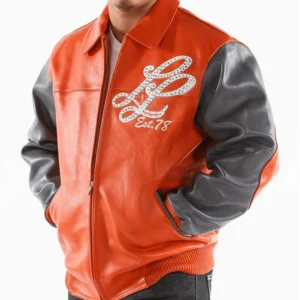 Pelle Pelle Orange Notorious Leather Jacket